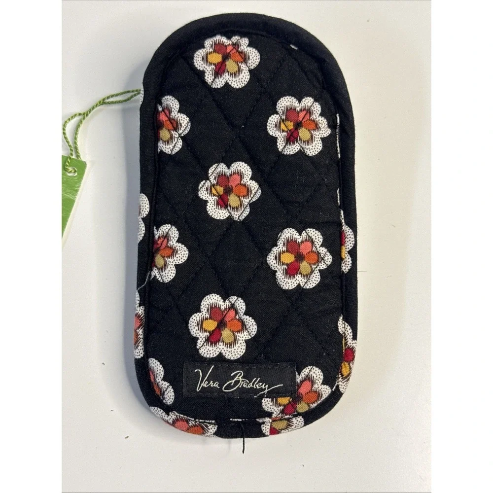 VERA BRADLEY Soft Quilted Double Eyeglass Case in Retired Pirouette Pattern